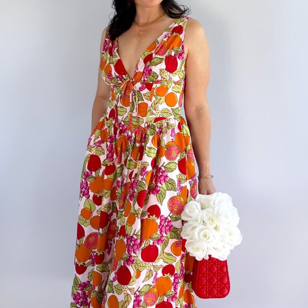 Midi Length Cotton Summer Dresses | Corset Dress - Picture 9 of 16